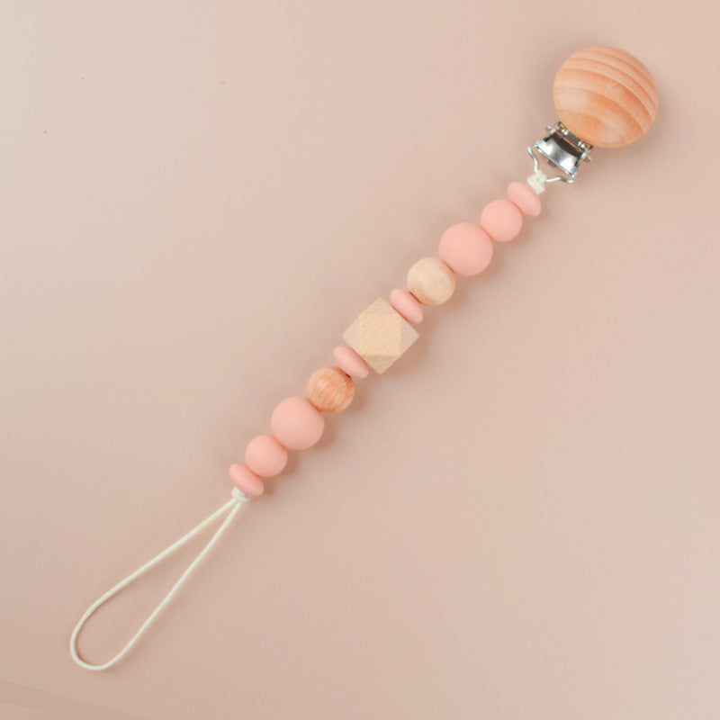 Wholesale Baby Pacifier Anti-drop Chain Silicone Baby Supplies